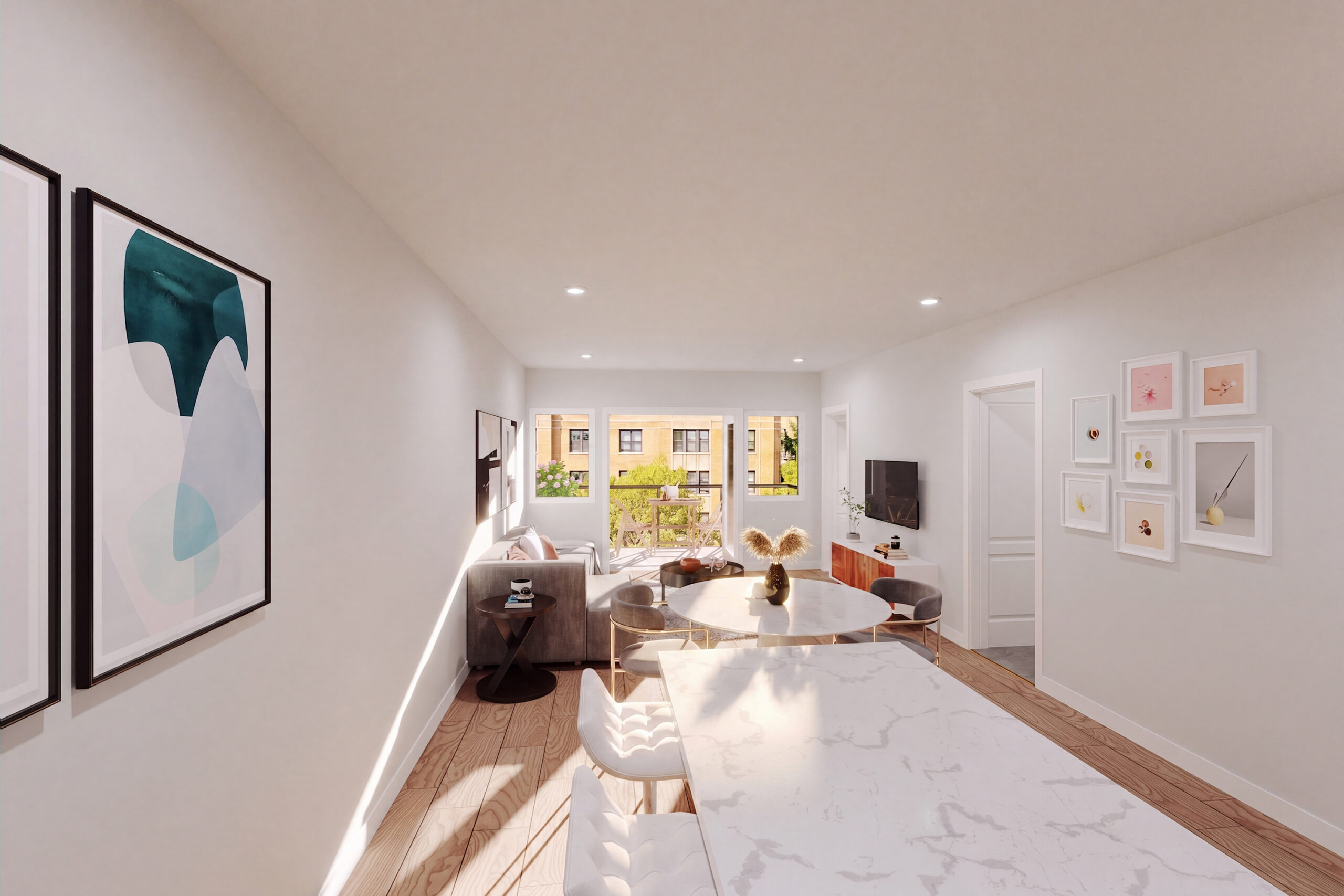 Private bedrooms