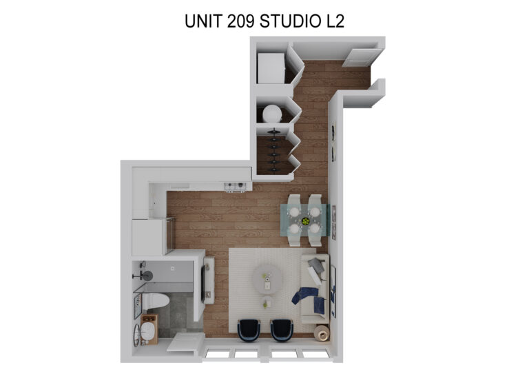 Studio — 3D rendering